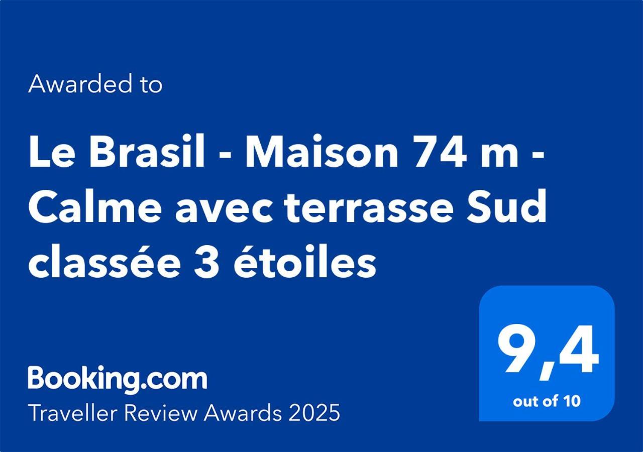 Le Brasil - Maison 74 M - Calme Avec Terrasse Sud Classee 3 Etoiles Le Boulou Exterior foto